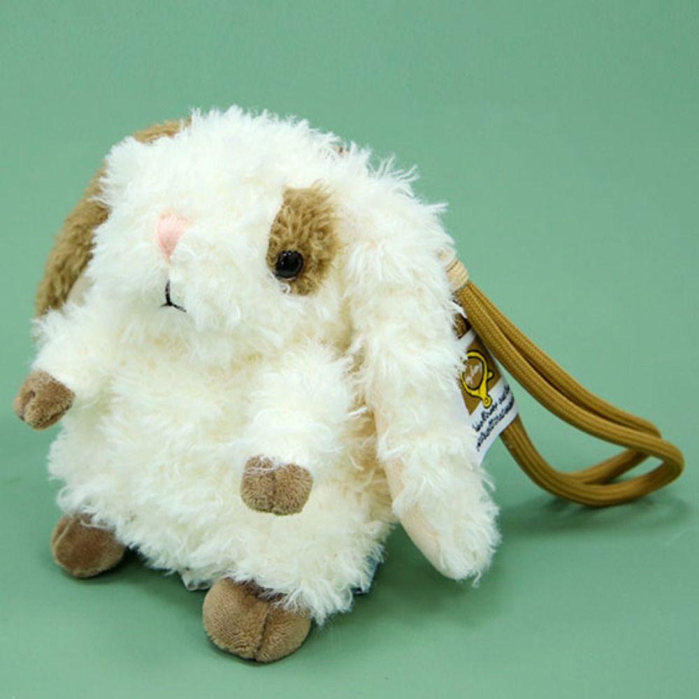 Fluffy Rabbit Plush Toy Soft Sitting Bunny Plush Doll Long Ears Rabbit Stuffed Toy  Home Decor
