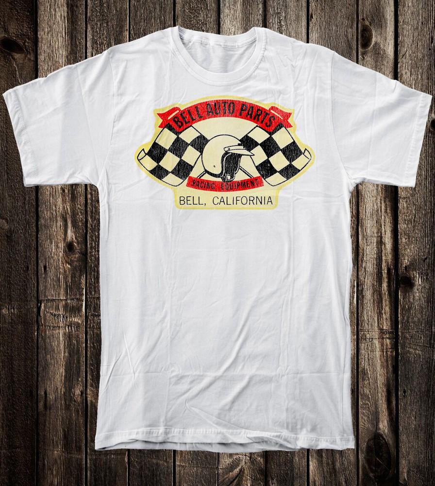Retro Hot Rod Tee T Shirt Speed Shop Drag Race Racing Bell Auto Parts CA Unisex T-Shirt XXXXL
