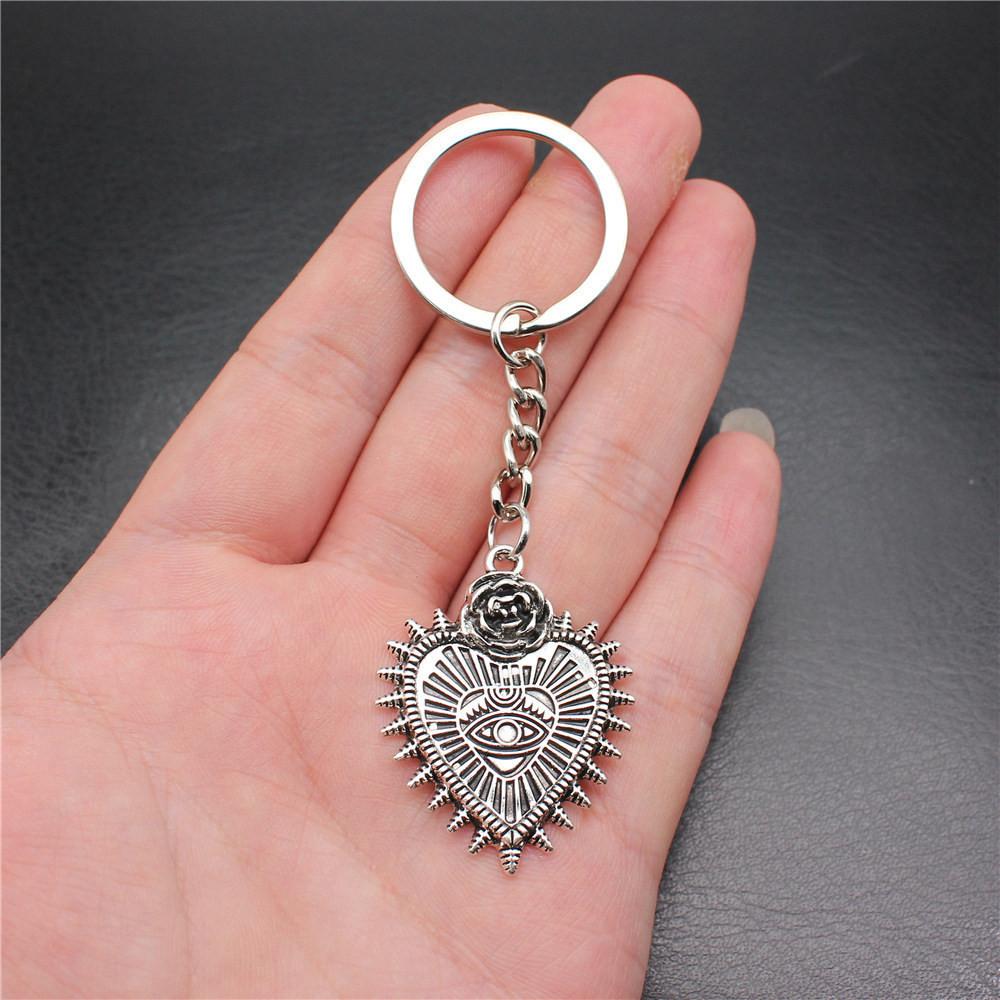 Hamsa Hand Eye Of Horus Key Ring Women's Jewelry Anniversary Creative Gifts For