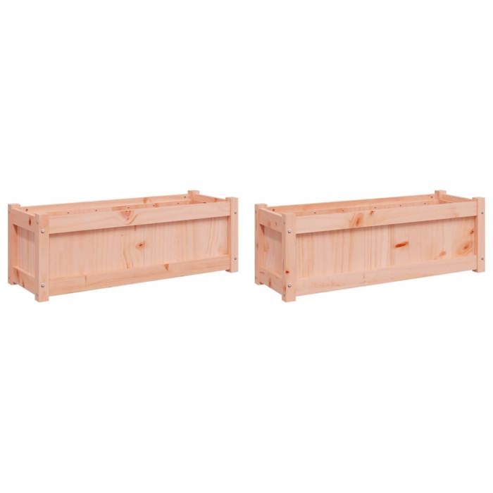 VidaXL Jardinières 2 pcs cm bois massif douglas 837456