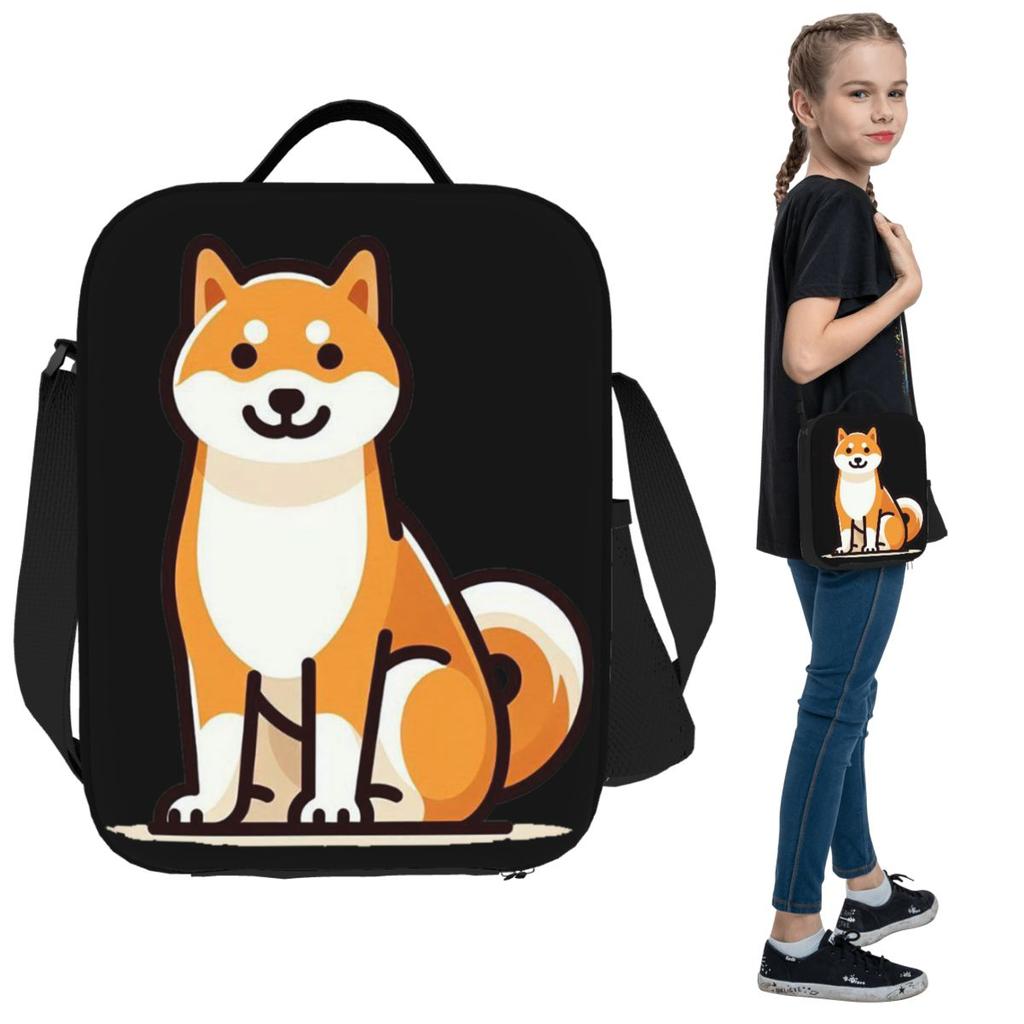 Shiba Inu Comprehensive Guide Insulated Lunch Bag for Women Office Cooler Thermal Food Box Tote Leakproof Lunch Boxes Container