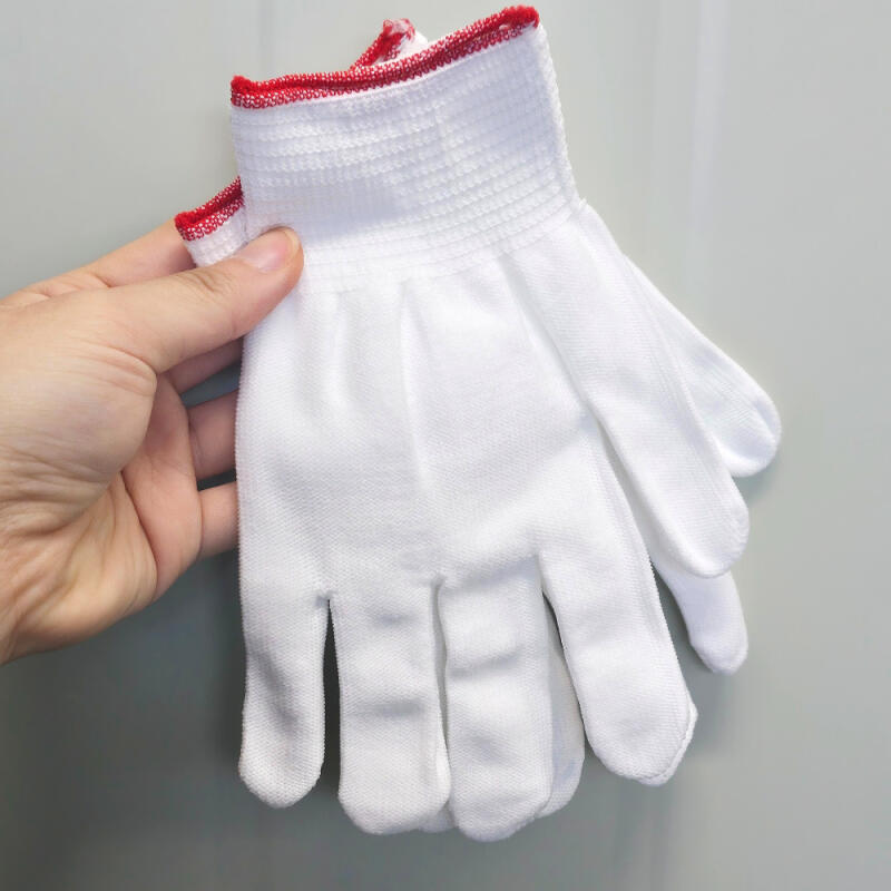 White thin inner gloves, rubber gloves, eczema inner gloves