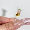 6Pcs Fruit Lollipop Model Decoration 1:12 Dollhouse Miniature Candy Diy Accessories Kitchen Food And Play Toys Photography Props