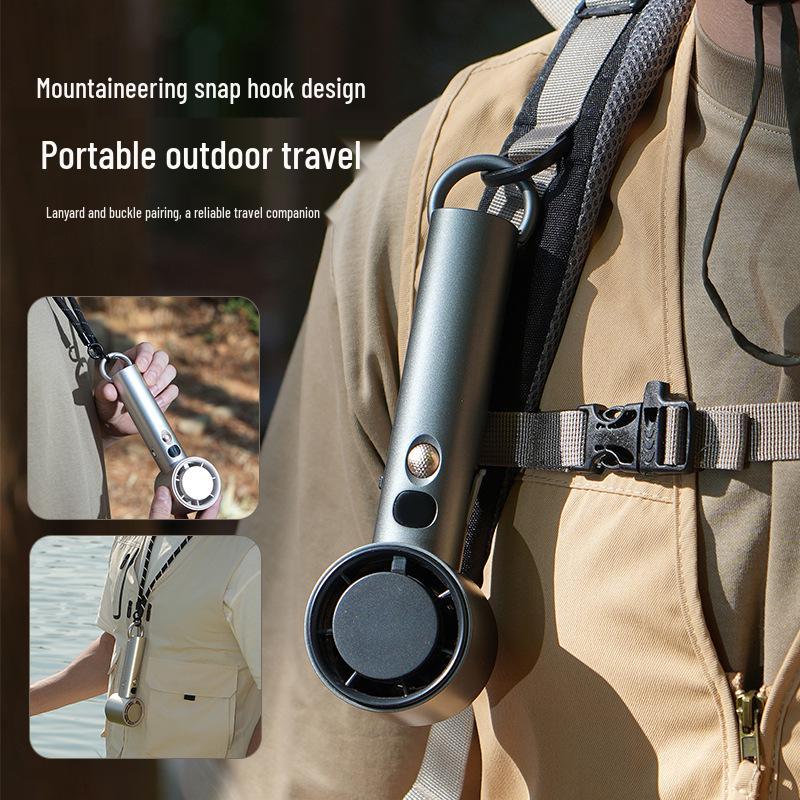 25th Anniversary High-Speed Cooling Handheld Mini Fan with Carabiner & Ice Pack