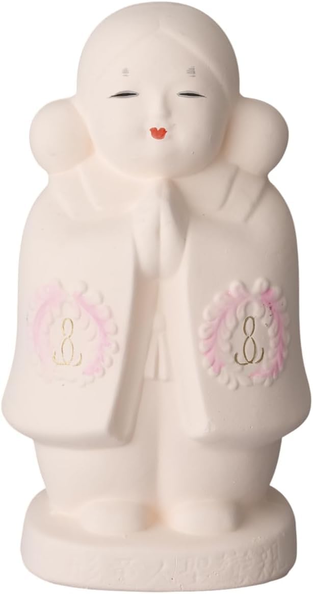 

Gassho Doji Doll with Hands in Wisteria Buddhist Altar Home Memorial Hand/Falling [Small] Supplies,