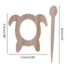 Schönes Design Holz Brosche Anstecknadel Verschiedene Tiere Schal Pin für Damen Mädchen Lustiger Schal Pin Schal Schnalle Clips Schmuck