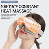 Eye Massager Heated Vibration Sleep Mask Relieve Fatigue Dark Circles Portable Wireless Rechargeable Beauty Care Promote Sleep with Bluetooth Music