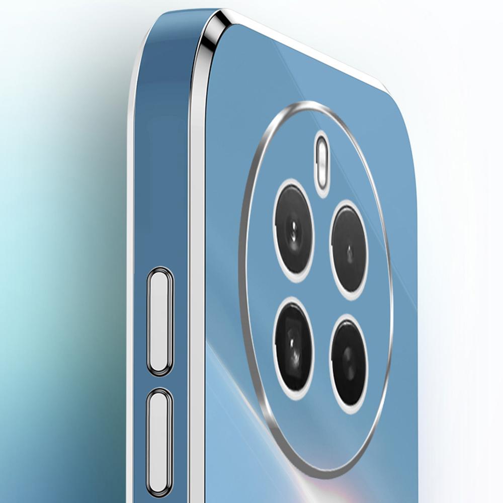 XINLI For Realme 12 Pro 5G/12 Pro+ 5G Kickstand Case TPU Electroplating Back Phone Cover