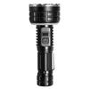 LED Powerful Rechargeable Flashlight Compact Outdoor Home Use with Digital Display Short Model Handheld Torch Light