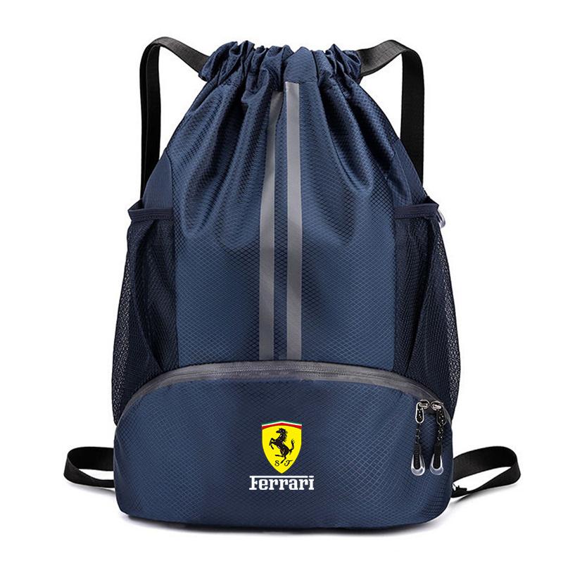 Gym Bag Fitness Backpack Women Men Basketball Backpack Outdoor Training Drawstring Sports Knapsack For Ferrari SP1 812 F40 SF90