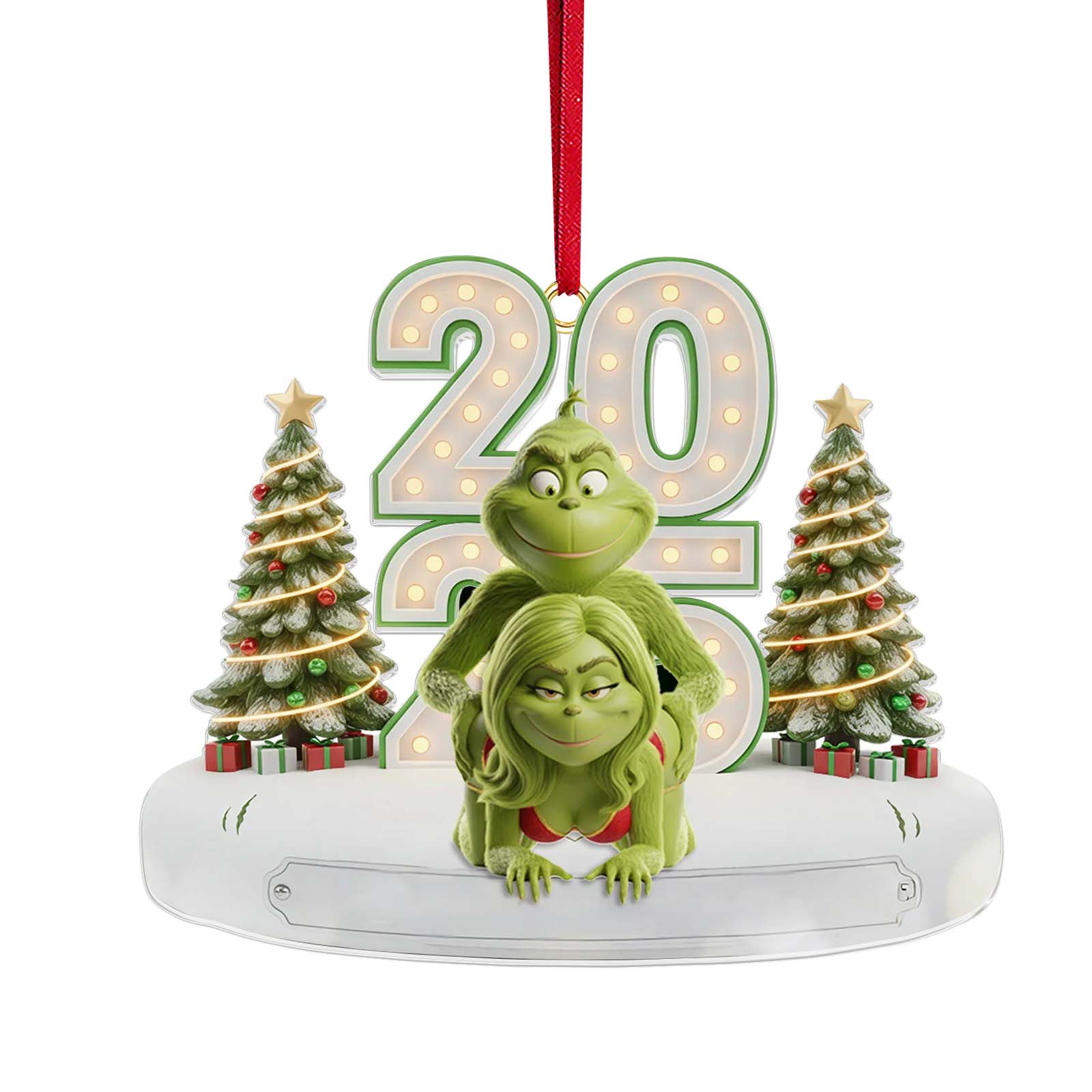 

Christmas Tree Hanging Decoration Sports Car Decoration Flat Decoration Pendant One Size