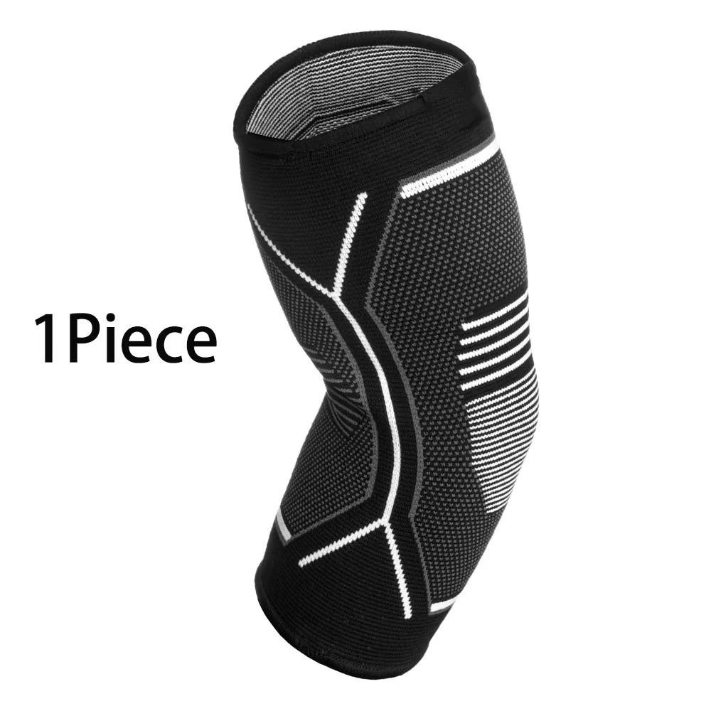 

Nylon Fitness Elbow Brace Breathable Elbow Support New Elbow Pads Men Women M сірий