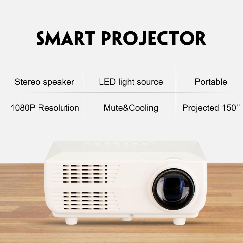 VS311 1080P LED Mini Projector Surport Android/iOS/Windows Full HD Projector Home Theater Projectors Built-in WIfi VGA/HDMI/Data
