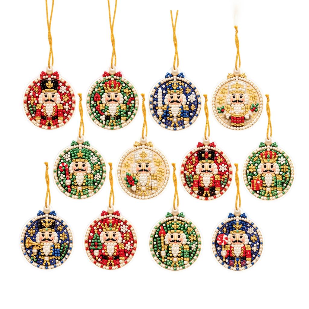 2D Christmas Hanging Ornament for Holiday Tree Decor and Party Favors
