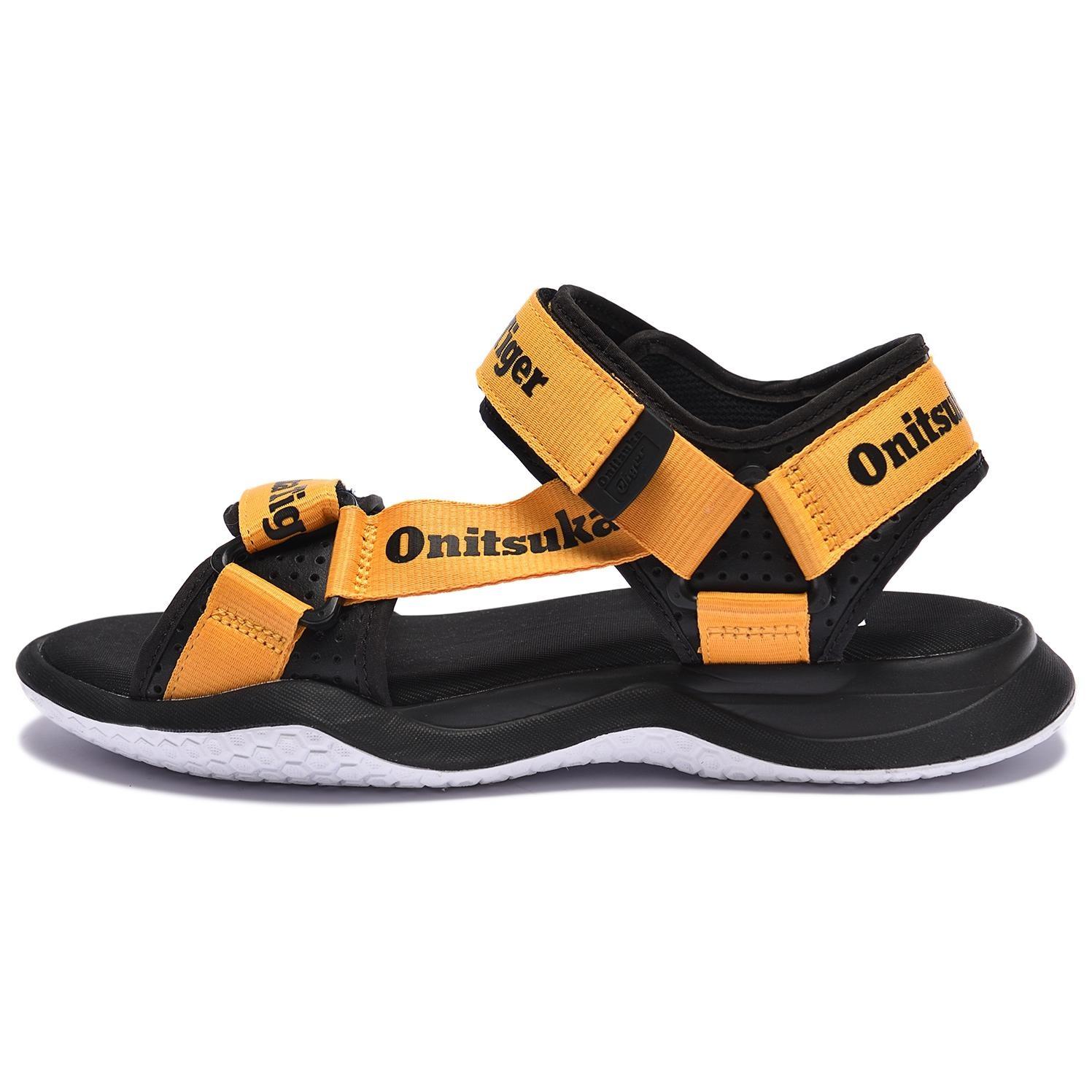 Onitsuka Tiger Ohbori Strap Sandals  Tiger Yellow Black  Men s 1183B305-750 EU 39