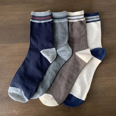 4 Paar Herren-Qualitäts-Wadenstrümpfe