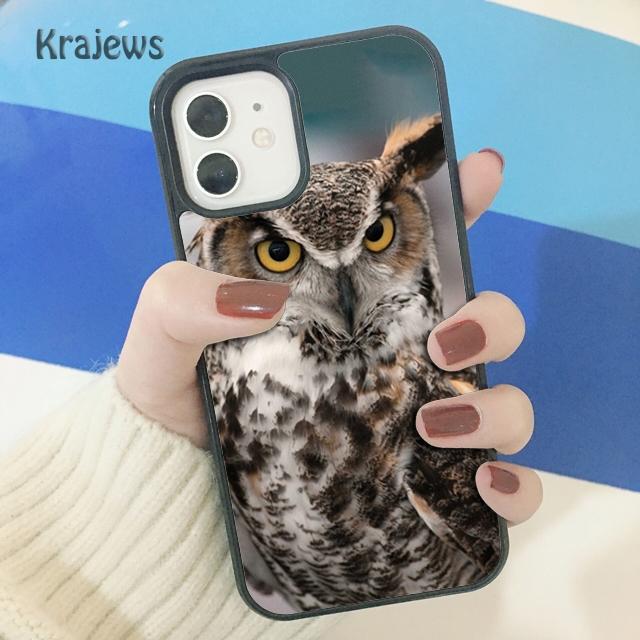 Animal Owl Eyes Soft Phone Case Cover For iPhone 17 Air 16 15 14 plus 11 12 13 pro max coque Shell Fundas