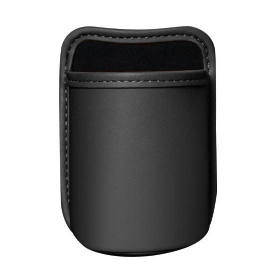 Yousheng Car Seat Back-Mounted Organizer Storage Box, Non-Destructive Installation Waterproof Leather Texture Multi-Functional Trash Can Door Side S чёрный