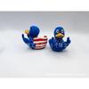 Duck For Jeep Car Truck Dashboard Interior Middle Finger Duck Rubber Ducks Finger Bidem With Us Flag Pattern Small Yellow
