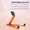 Multi-Angle Adjustable Mini Keychain Phone Stand Lightweight EDC Travel Stand  Outdoor