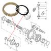 Gearbox Differential Ring For A1 8X A2 8Z A3 8P TT 8N Q2 GA Ibiza 6K 6L Leon 1M 1P Altea 5P Arosa 6H Cordoba Ateca KH Brass Spacer Thrust Washer Seal
