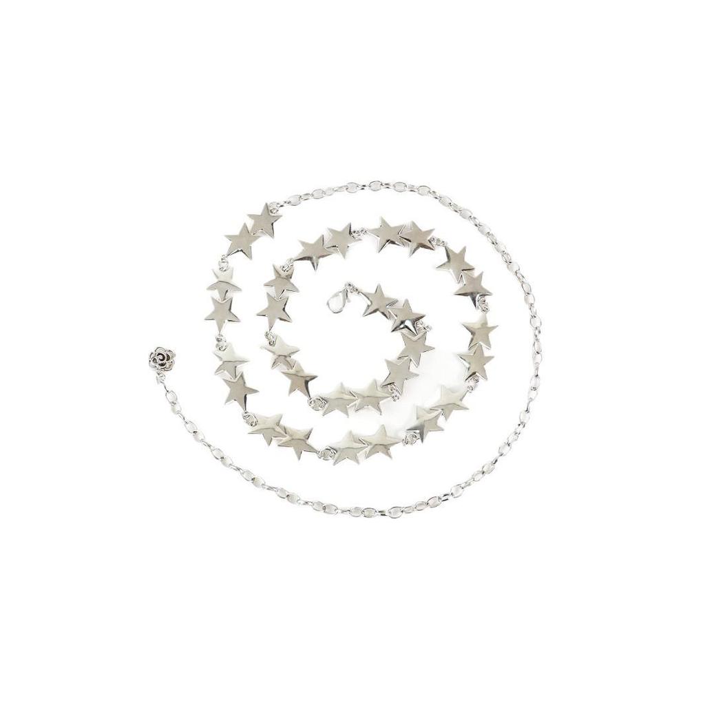 Women's Japanese Sweet Star Metal Waist Chain - Slimming & Versatile Dress Decoration Belt