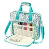 Portable Embroidery Organizer Bag with Multi Pocket Oxford Cloth Embroidery Project Bag for 11.2" Hoop Embroidery Supplies Bag