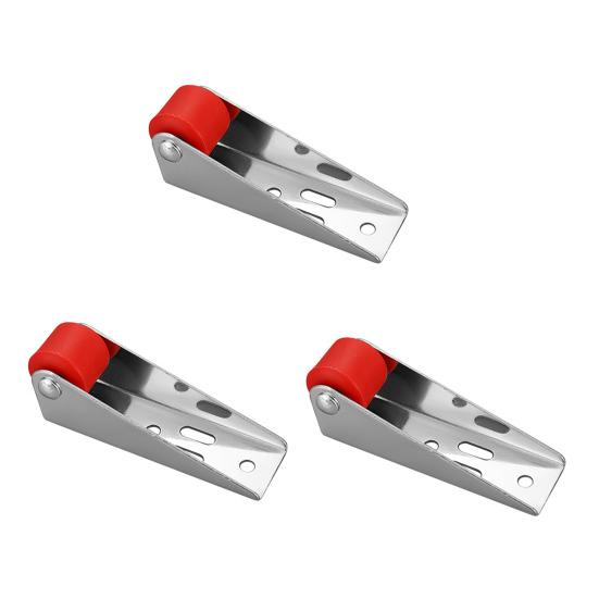 3/4/5 Pcs Vertical Track Roller Up to 110lbs Sliding Door Bottom Guide Roller Quiet