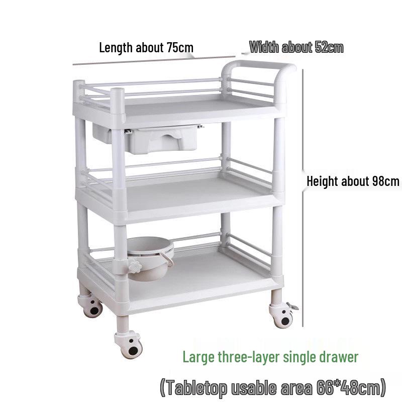Multi-Function ABS Beauty & Medicine Cart