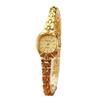 Gold Wristwatch Alloy Quartz Watch Fashion Bracelet Watches  Gift