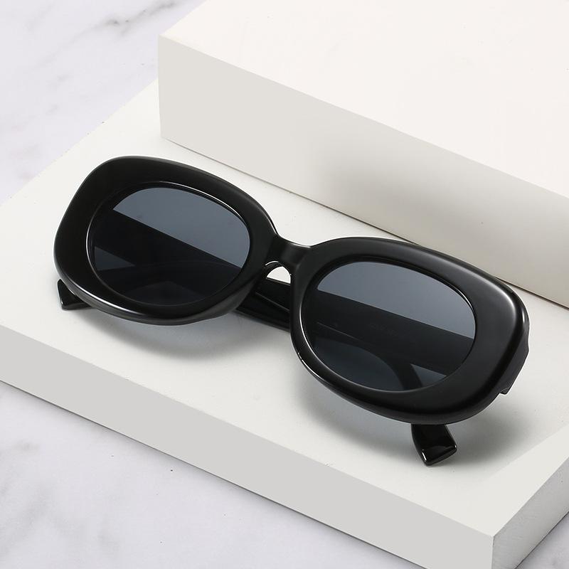 2021 Fashionable Oval Sunglasses - Colorful Style, European & American Trend, Women's Celebrity Look