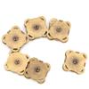 10pcs Bronze Tone&Silver Magnetic Snap Fasteners 18mm Sew On Magnets Magnet Buckle  DIY Clothing