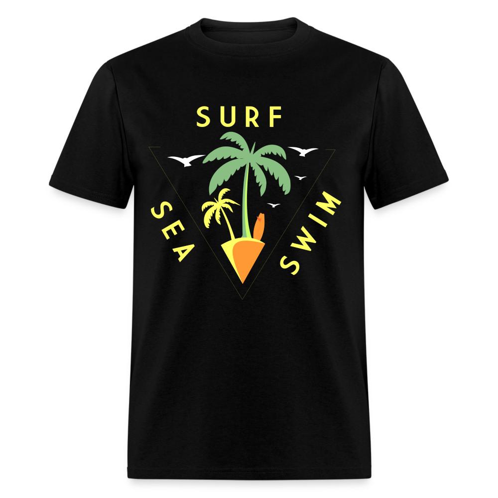 

Sea Surf Swim shirt Ocean Beach Sunset Lover Surfing T-Shirt Size S-6XL XL