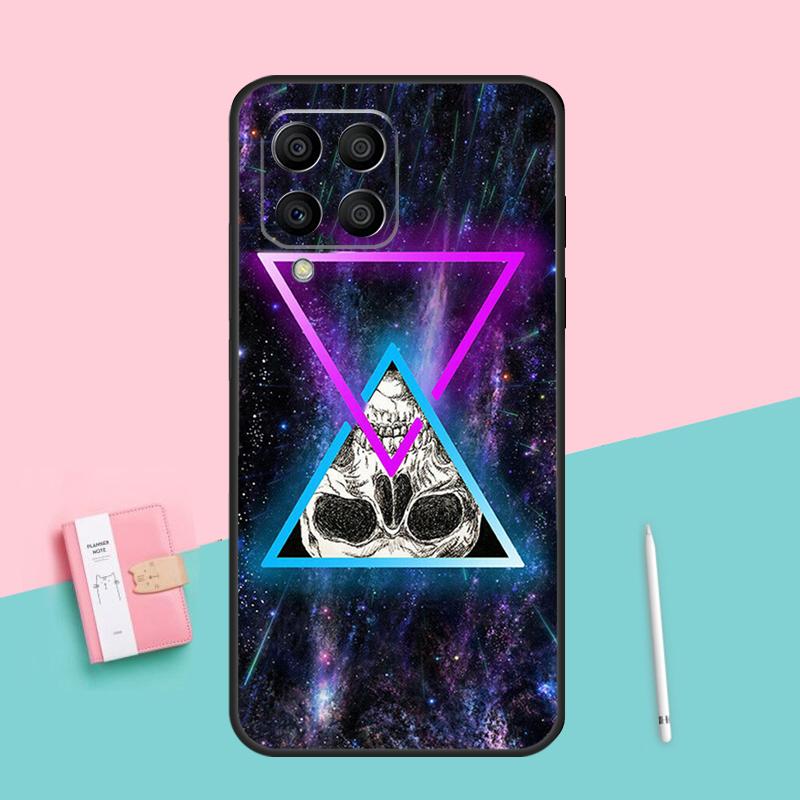 Cool Skull Gothic Phone Case For Samsung Galaxy M53 M33 M23 M13 M12 M22 M32 M52 M20 M14 M54 M11 M21 M31 M51