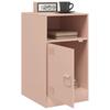 Pink Nightstand 34.5 x 39 x 62 cm Steel
