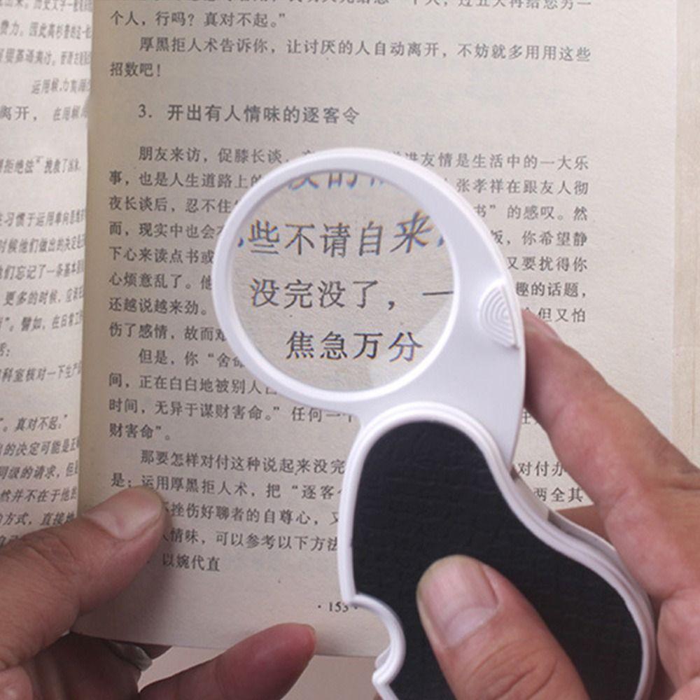Portable Mini Handheld Magnifying Glass Lens Folding Magnifiers Key Chain Magnifiers 5X