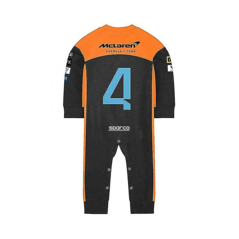 F1 Mclaren Baby Jumpsuit Formula One Team Racing Car Gulf Boy Girl Kids Romper Spring Cool Babies Clothes