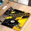 1pc Steelers Football Printed Chair Rug for Home Office Use, Living Room Kitchen Game Room Area Carpet