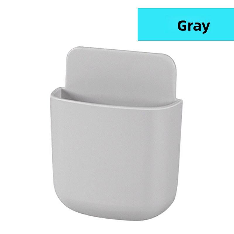 Wall Mount Storage Box for Remote, Phone Charger, and Accessories Modern Simple Design, Multi-Purpose Holder
