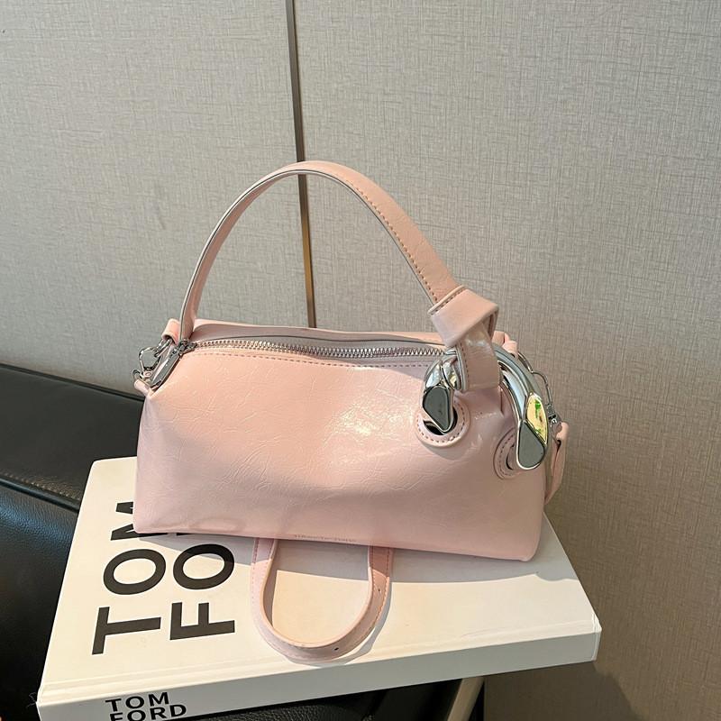 Urban Minimalist Pu Shoulder Bag With Zipper Pockets For Daily Use Female