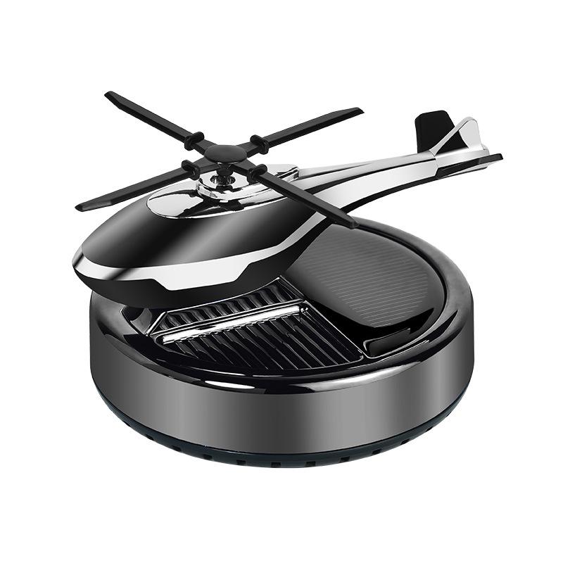 Solar-Powered Helicopter Car Air Freshener, 2024 New Interior Ornament.
