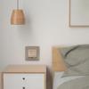 4pcs Modern Simple Anti-Dirty Buckle Type Non-Adhesive Dustproof Switch Protective Cover Outlet Wall Sticker Aluminum Socket Fra