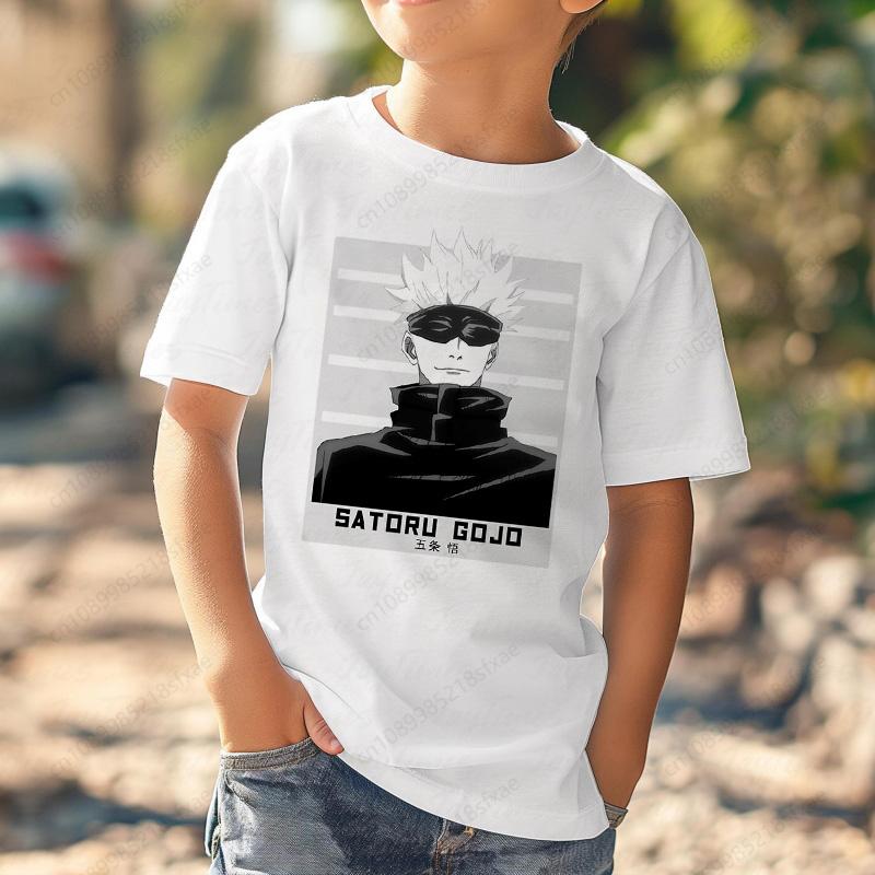 Cartoon Fashion Casual Baby Clothing Children's Summer Girls and Boys Fun T-shirt Children's Printed White T-shirt