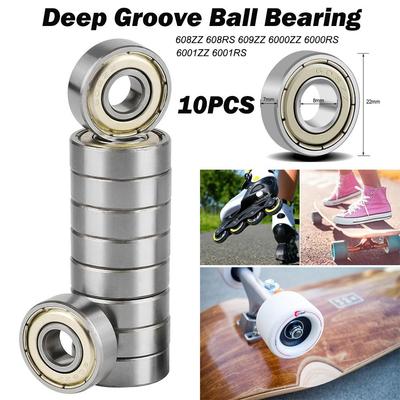 New Double Shielded Ball Bearings 609ZZ 6000ZZ 6000RS Metal Bearing 608ZZ 608RS 6001ZZ 6001RS Miniature Bearing