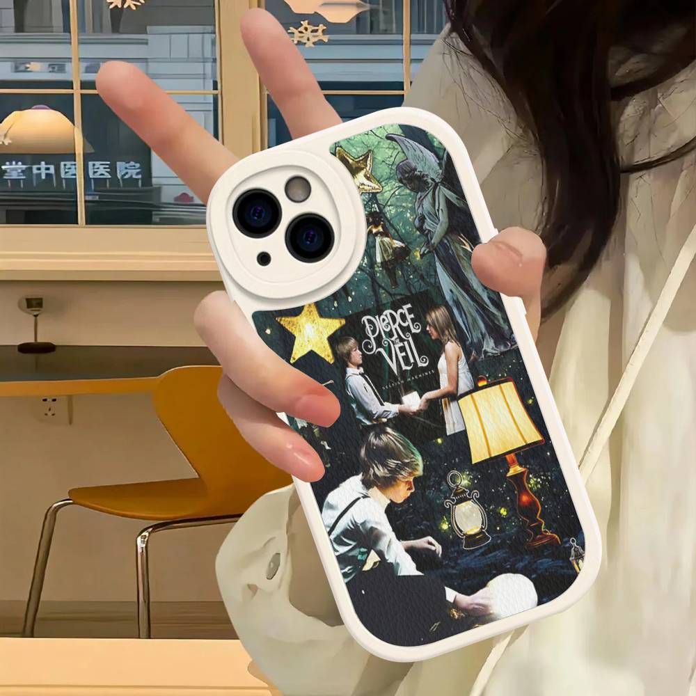 Classic Band P-Pierce T-The V-Veil Leather Phone Case For IPhone 16 15 14 13 12 11 Pro Max Plus Shockproof Cover