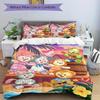 3pcs Duffy And Friends Printed Bedding Set,(Includes 1 Duvet Cover And 2 Pillowcases, Quilt Not Included) yy250814103