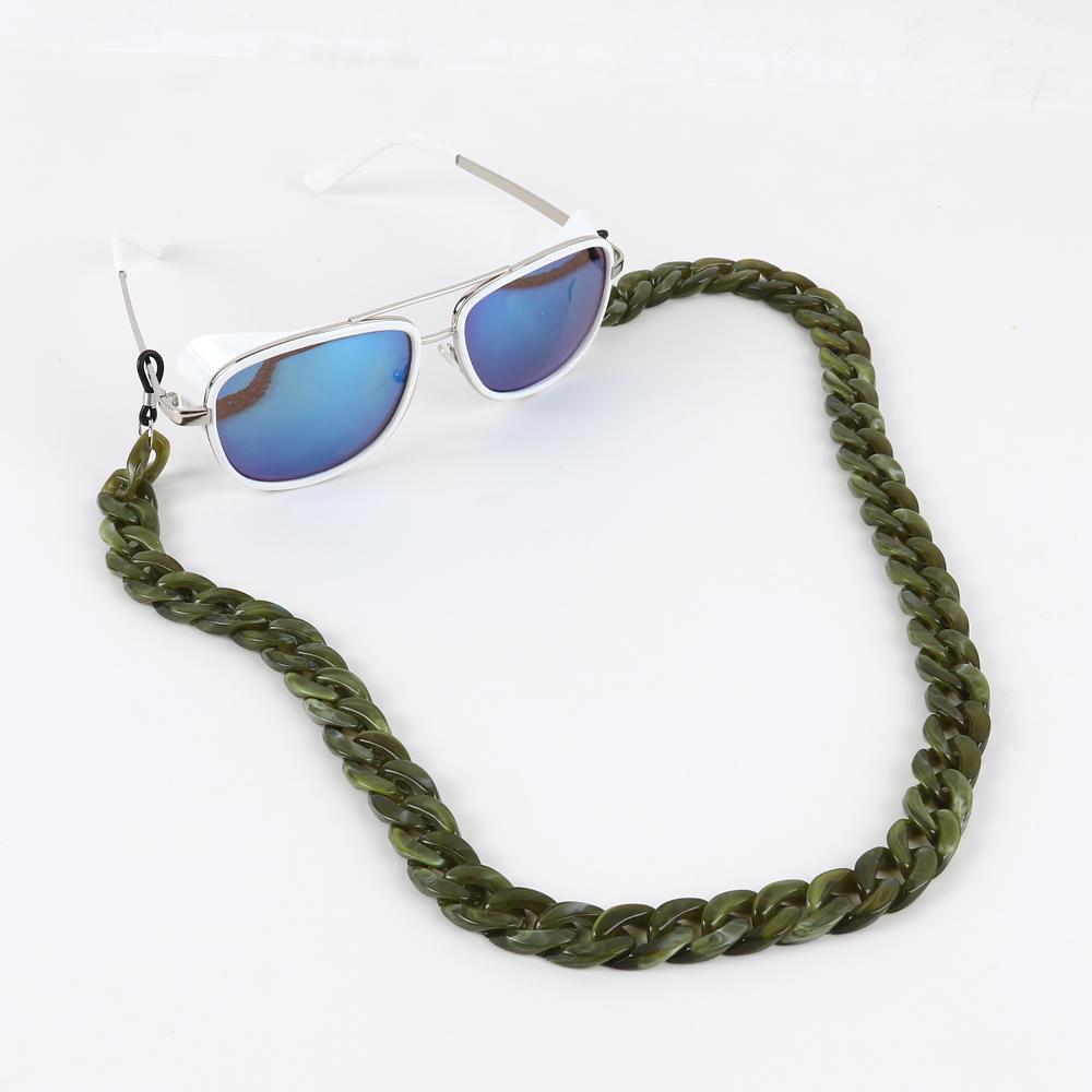 Acrylic Glasses Chains For Women Holder Cord Reading Sunglasses Chain Men Lanyard Eyeglasses Hanging Neck Chain Strap Rope Trend