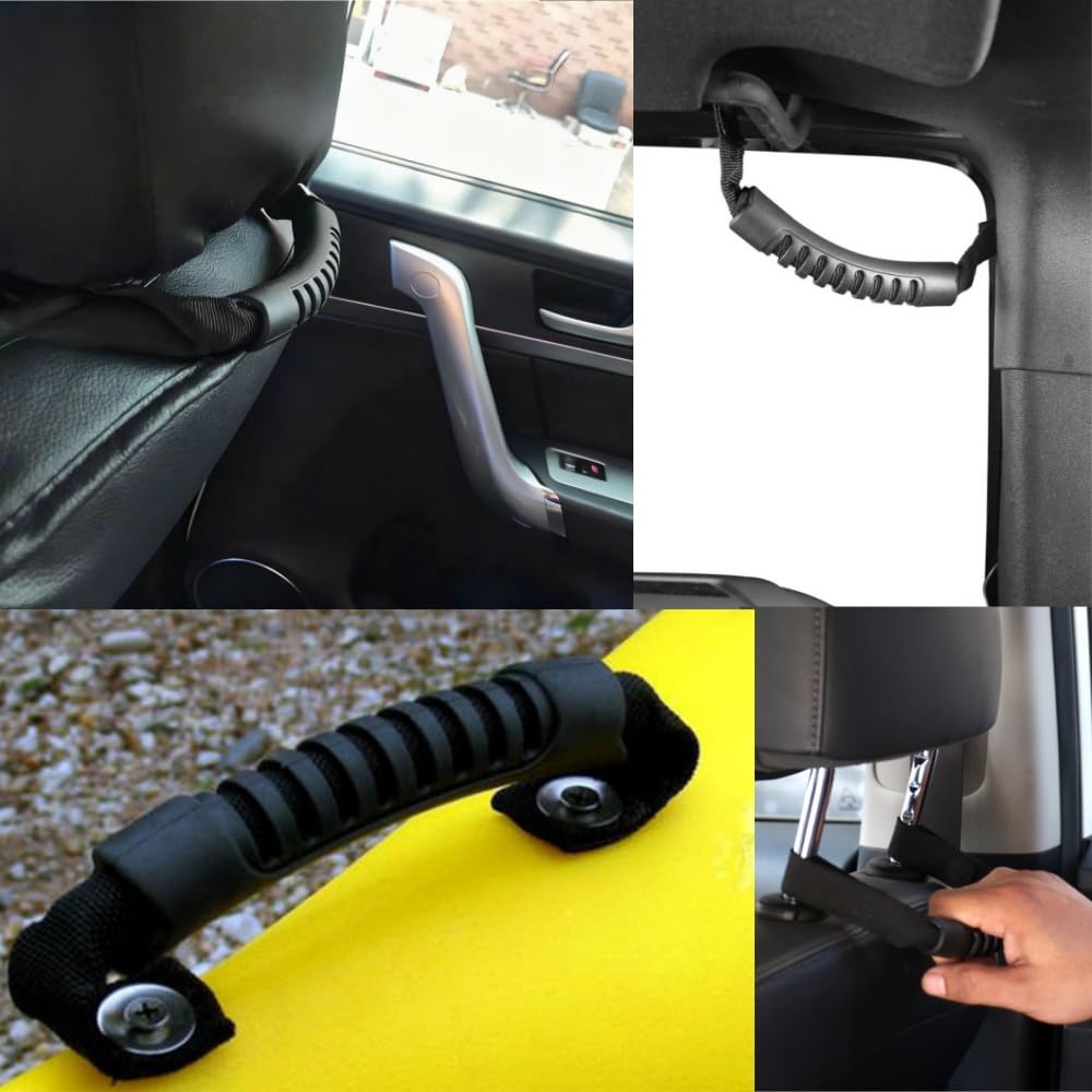 Haltegriff für Autos, 2er-Pack Kopfstützengriffe, Ein- und Aussteigen aus Autos,