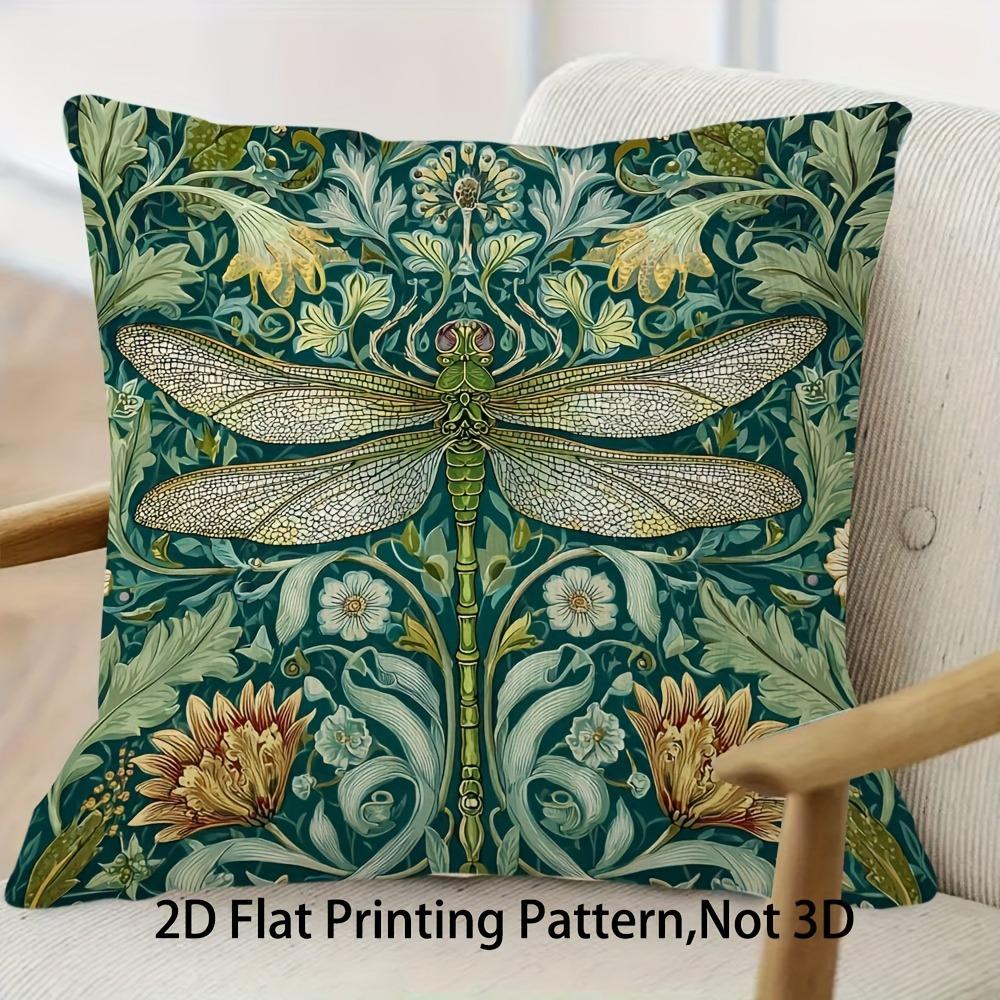 2D Flat Printing  Short Plush Decor Pillowcase Only Plane Print