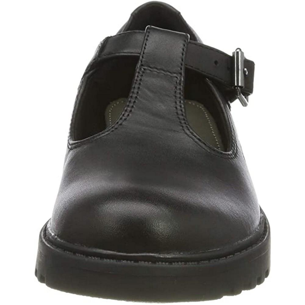 Geox Girls J Casey G. E Leather School Shoe